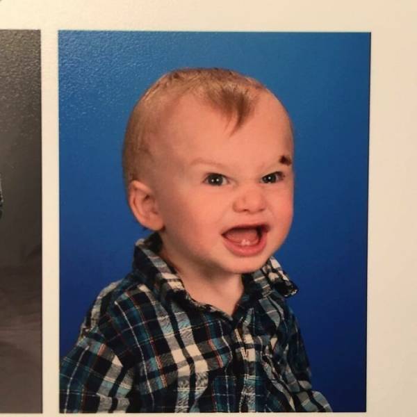 Not All Kids Are Particularly Good At Being Photo Models…