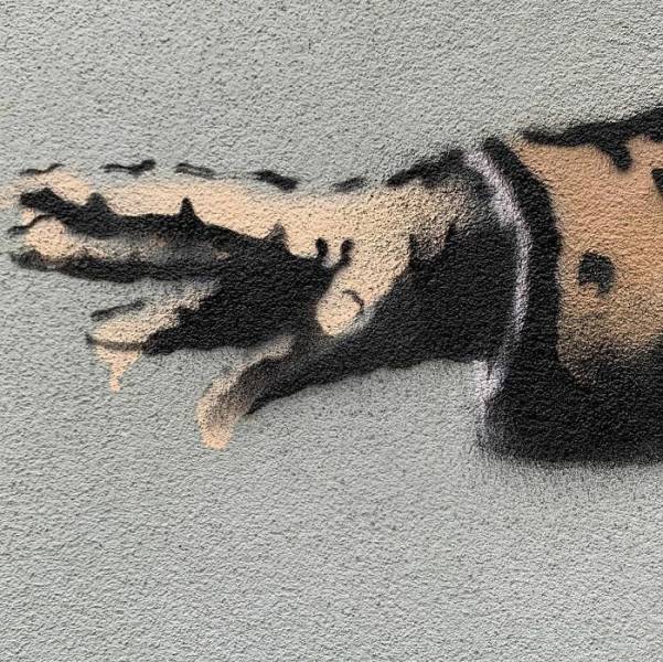 Banksy Finishes 2020 With A Coronavirus-Themed Message In Bristol, England