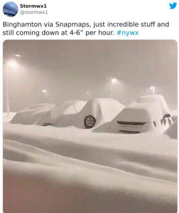 New York Is Going Through A Real Snowy Apocalypse!