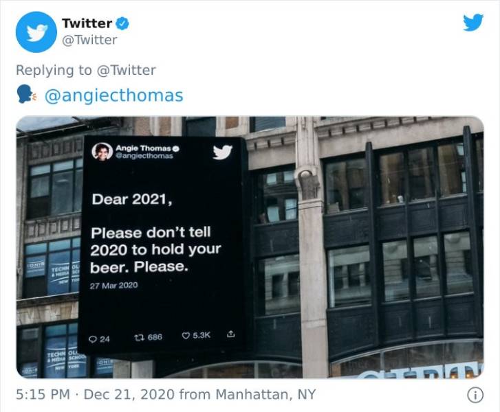 2020 Summed Up In Tweets…