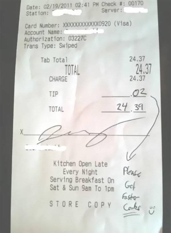 Never Tip Your Servers Like This!