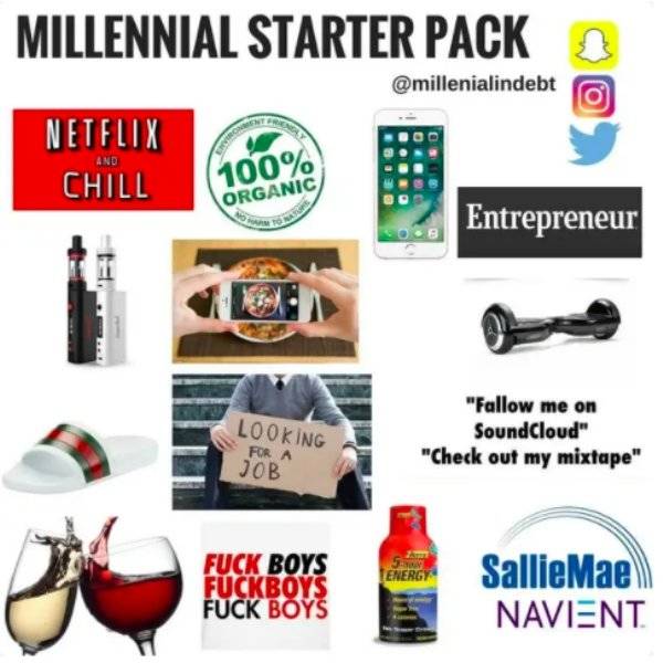 Lazy Memes About Millenial Culture