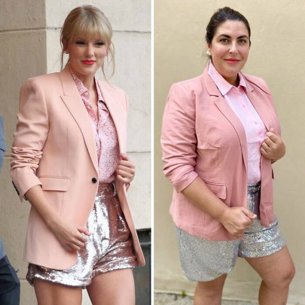 Woman Dresses Like Celebrities To Show That Anyone Can Look Like One!