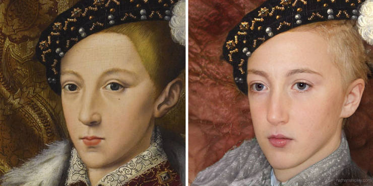 Digital Artist Turns Paintings Of Historical Figures Into Realistic Images