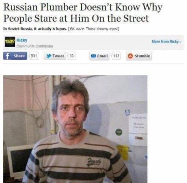 Russia Is A Very Special Place…