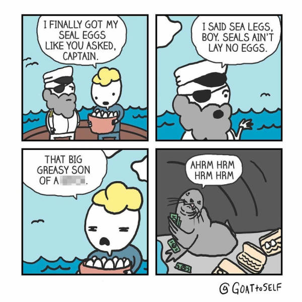 These Comics By Goattoself Are Both Absurd And Funny!