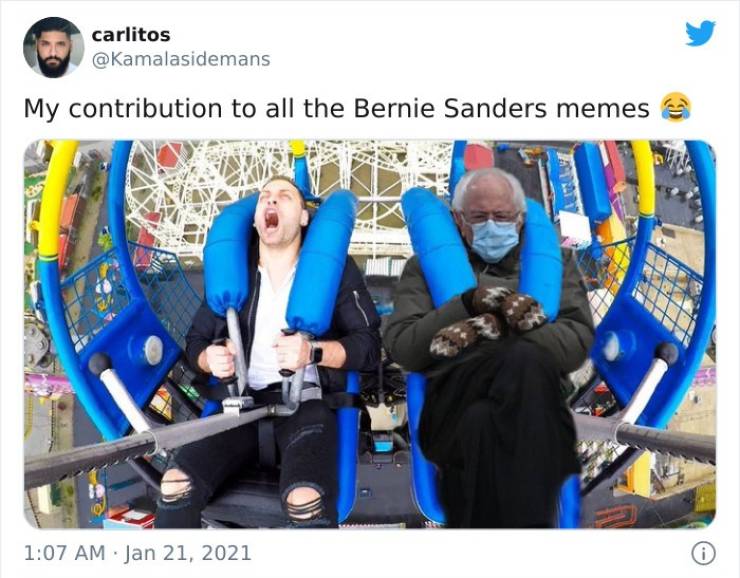 Bernie Sanders Is Sitting All Alone, But At Least He Has Memes…