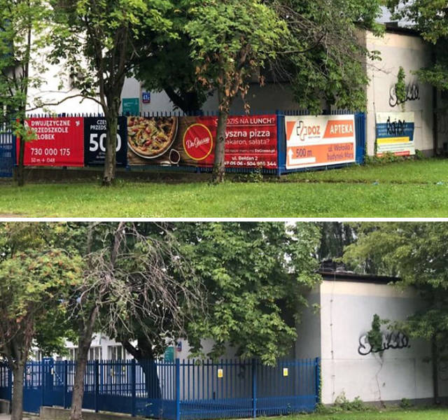 Polish Cities Decided To Remove Advertising Banners From Buildings, And It Looks So Much Better!