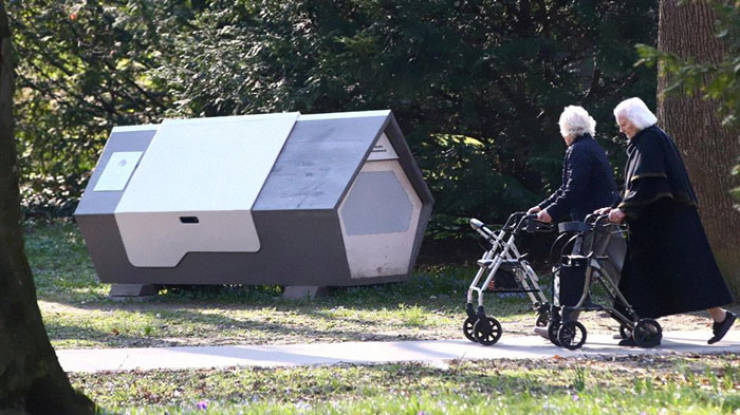 This German City Protects Homeless People By Installing Sleep Capsules