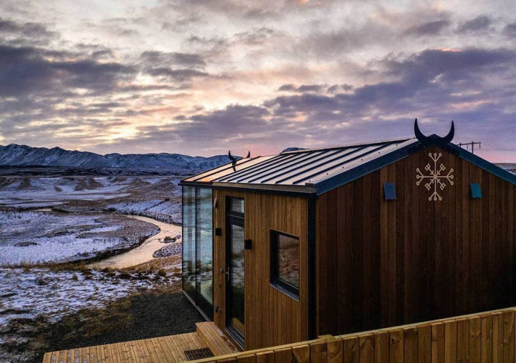 Magical Glass House In Iceland