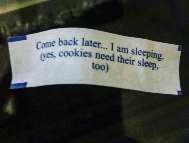 Fortune Cookies Can Be Quite Funny!