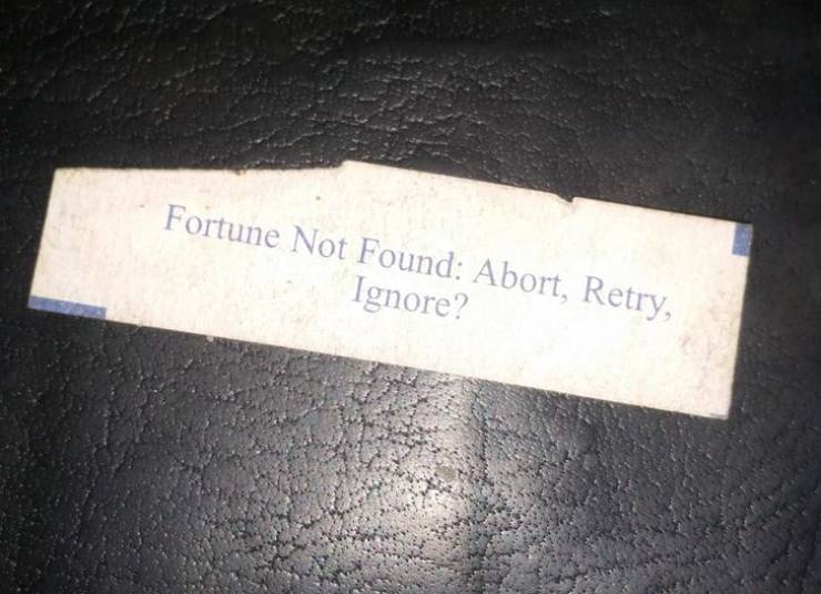 Fortune Cookies Can Be Quite Funny!