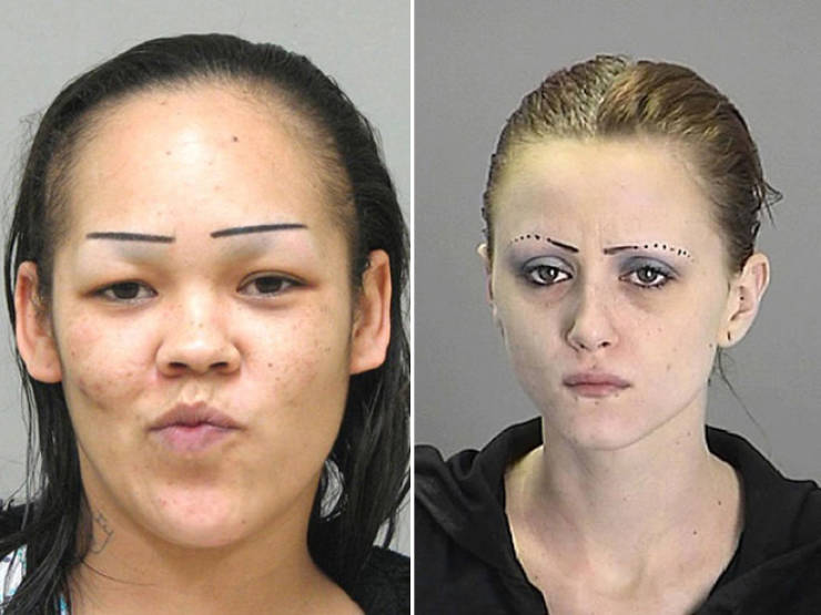 Mugshots With Insane Eyebrows