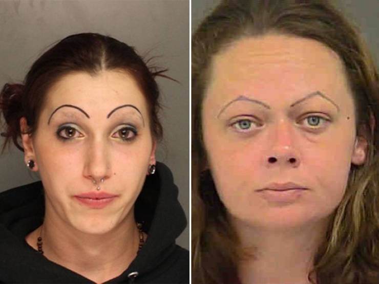Mugshots With Insane Eyebrows