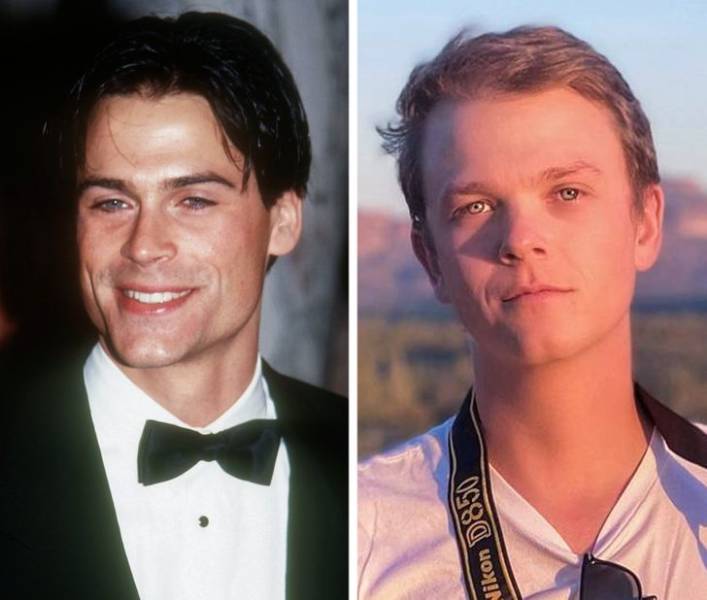 Hollywood Celebrities And Their Children At The Same Age