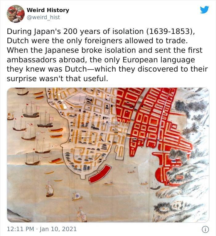 History Really Is Weird…