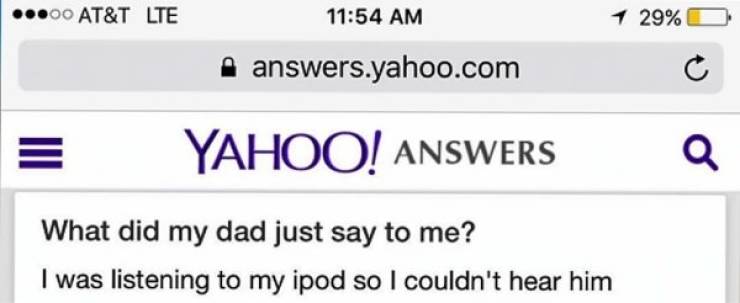 Why Do These “Yahoo” Questions Exist?!