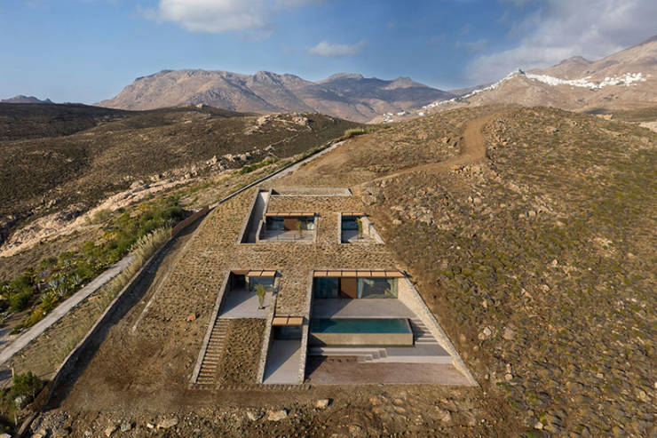 This Greek Cliffside House Looks Fantastic!