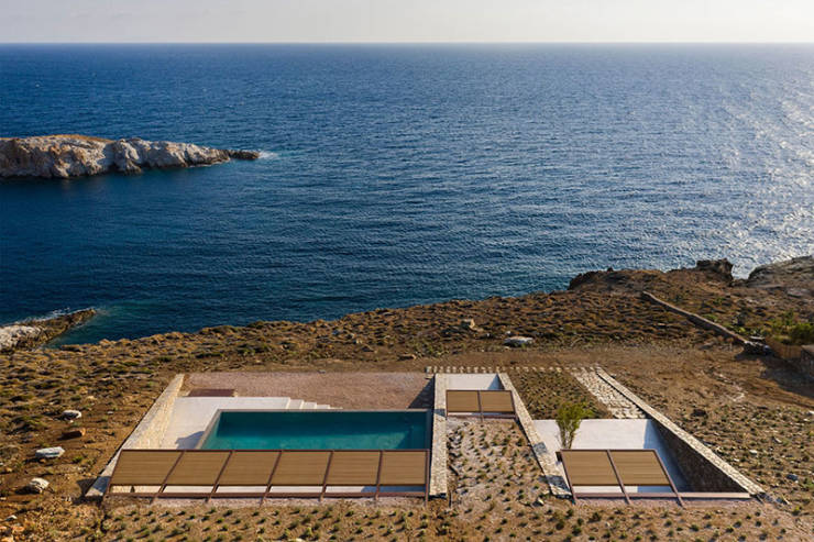 This Greek Cliffside House Looks Fantastic!