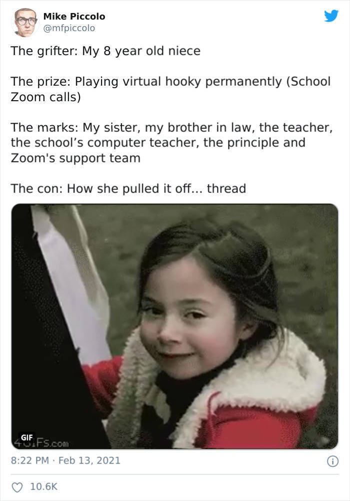 Eight-Year-Old Skips Online Classes For Three Weeks Using Her Own “Zoom” Trick