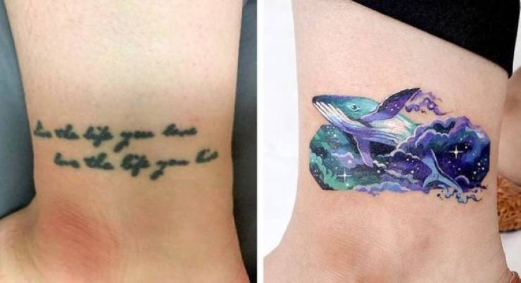 This Korean Tattoo Artist Creates Tattoo Cover-Up Masterpieces!