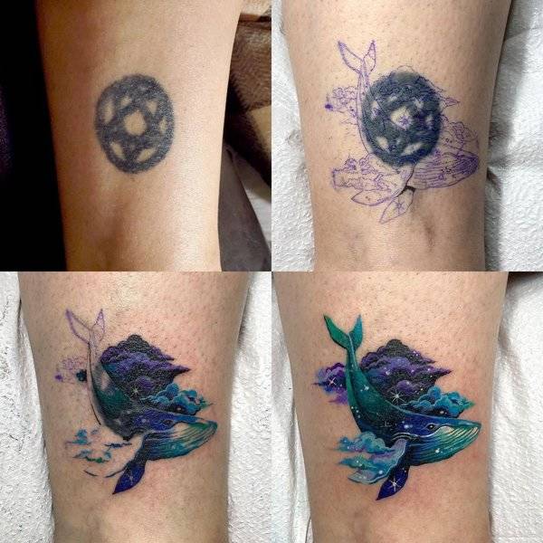 This Korean Tattoo Artist Creates Tattoo Cover-Up Masterpieces!