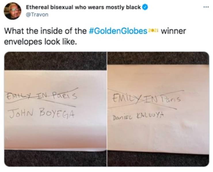 Golden Memes About This Year’s “Golden Globe” Awards