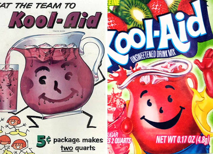 Famous Brand Mascots Then And Now