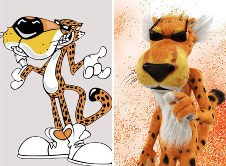 Famous Brand Mascots Then And Now