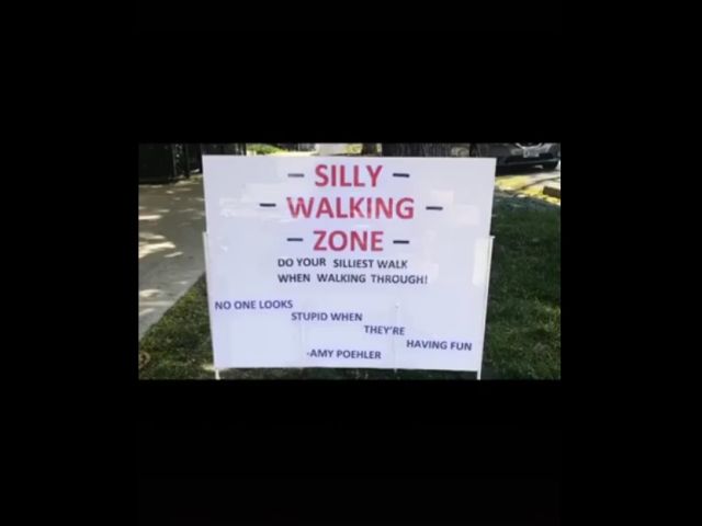 Silly Walking Only!