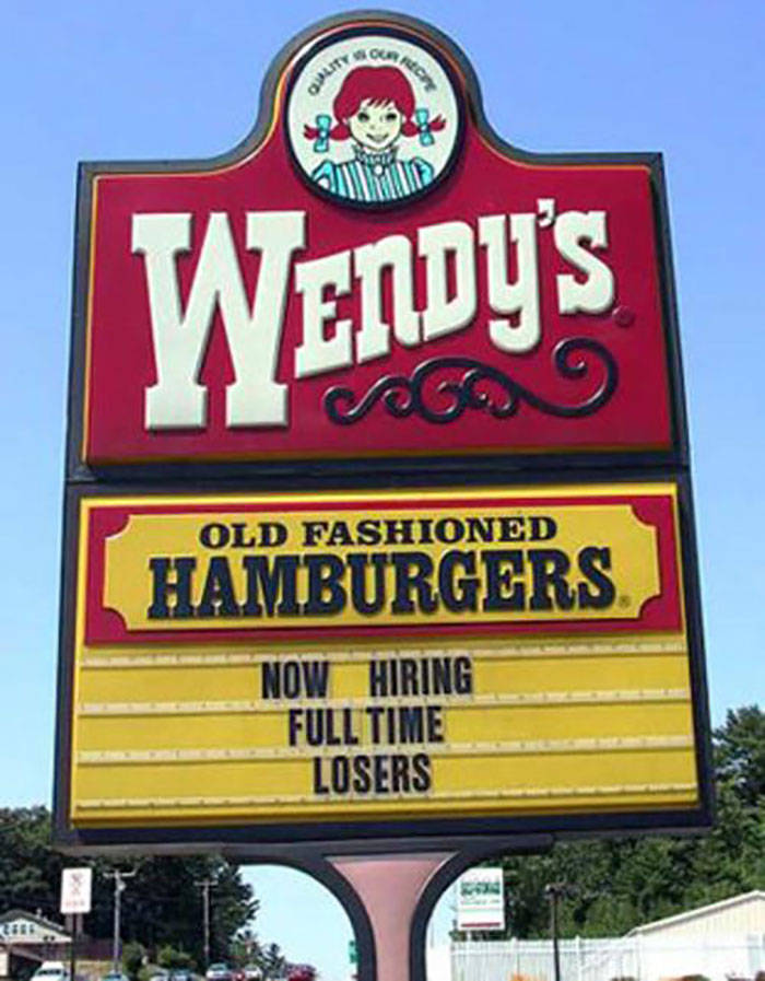 Fast Food Places With Funny Signs