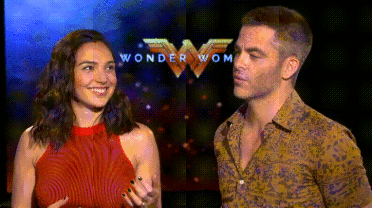 Find Someone Who Will Look At You The Way That Gal Gadot Looks At Chris Pine
