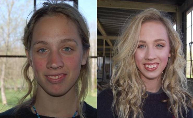 Girls Show The Power Of Makeup