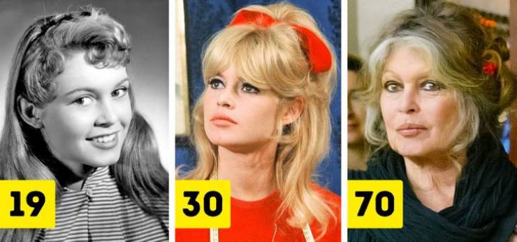 Celebrity Beauties Of The Past At Different Ages