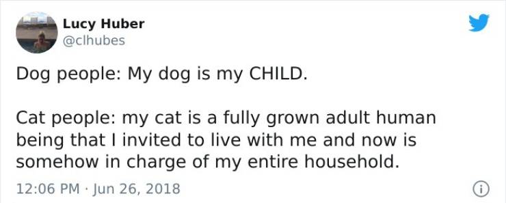 Cat People Versus Dog People