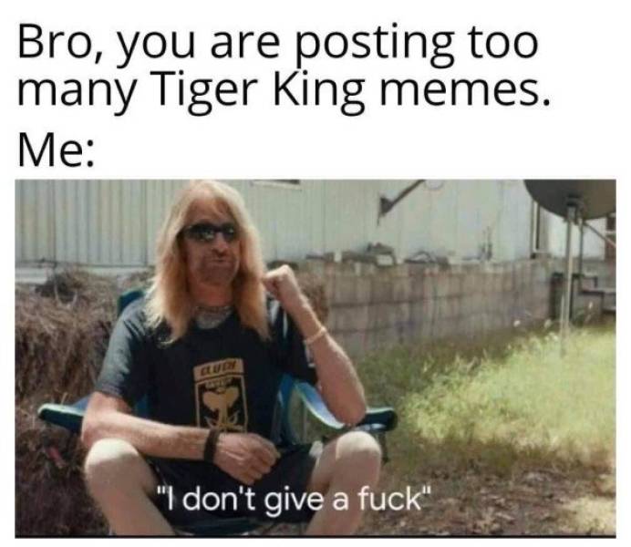 “Tiger King” Anniversary Memes