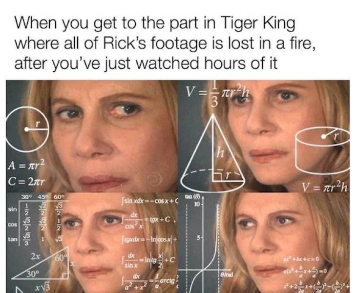 “Tiger King” Anniversary Memes