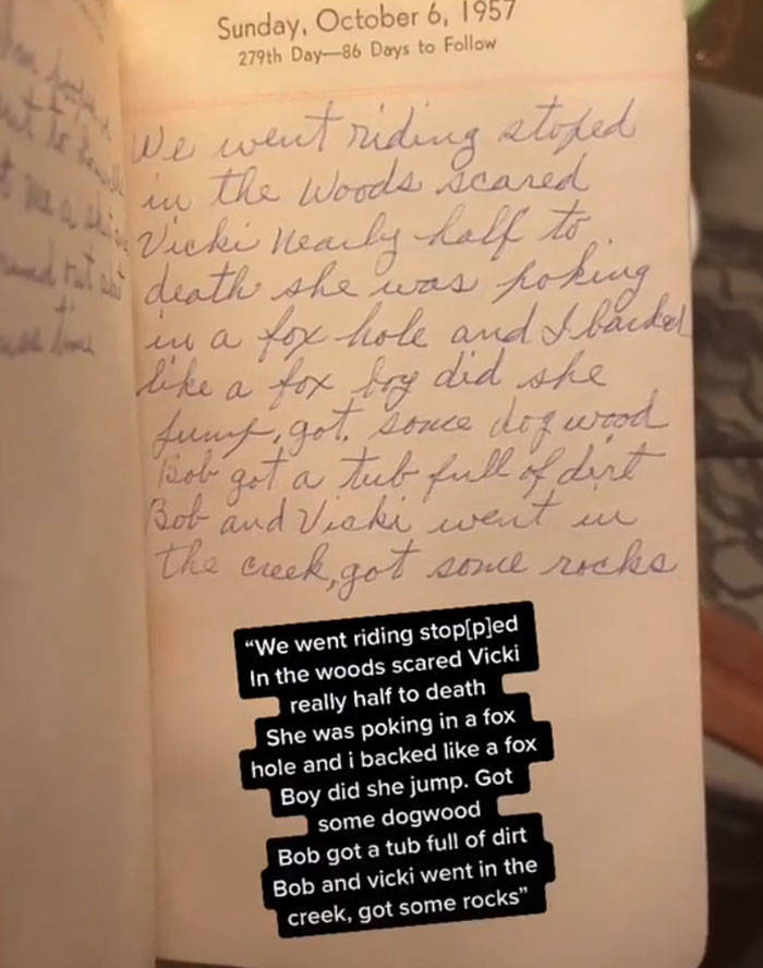 1957 Housewife Diary Found In A Thrift Shop
