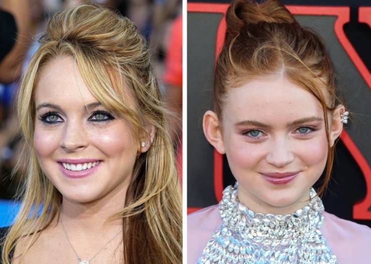 Different Generations Of Hollywood Stars At The Same Age