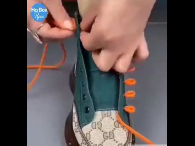 A Fancy Way To Tie Your Shoelaces