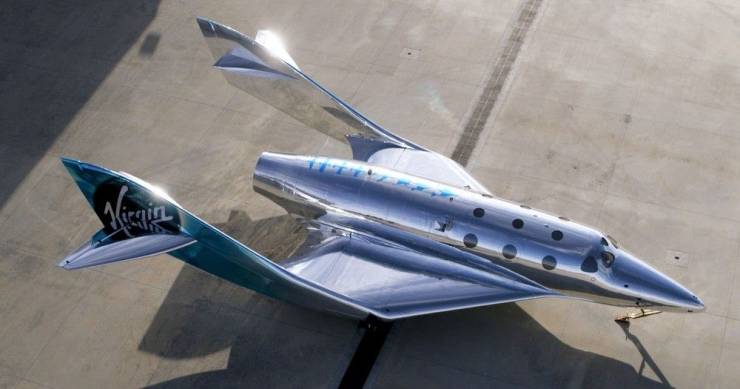 VSS Imagine - the next-generation spaceship by Virgin Galactic.