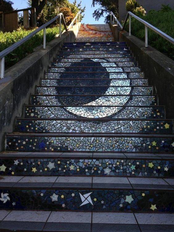 163 tiled steps in San Francisco.