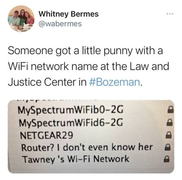 Smart And Hilarious Wi-Fi Network Names