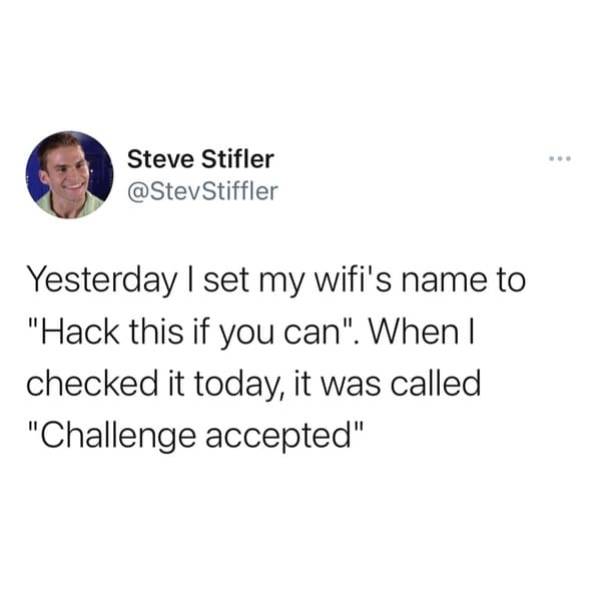Smart And Hilarious Wi-Fi Network Names