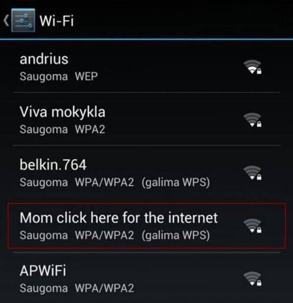 Smart And Hilarious Wi-Fi Network Names