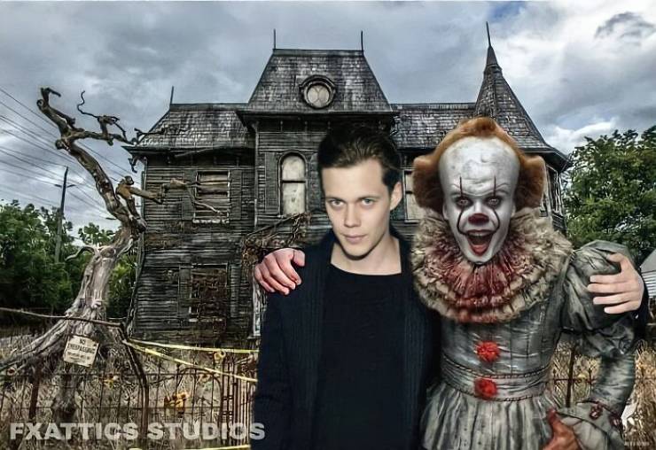 Horror Movie Actors And Actresses Pictured Together With Their Creepy Roles