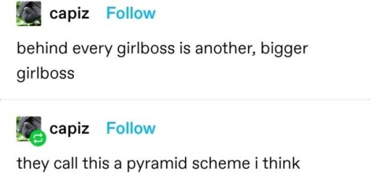 Pyramid Schemes Are Roasted Really Hard