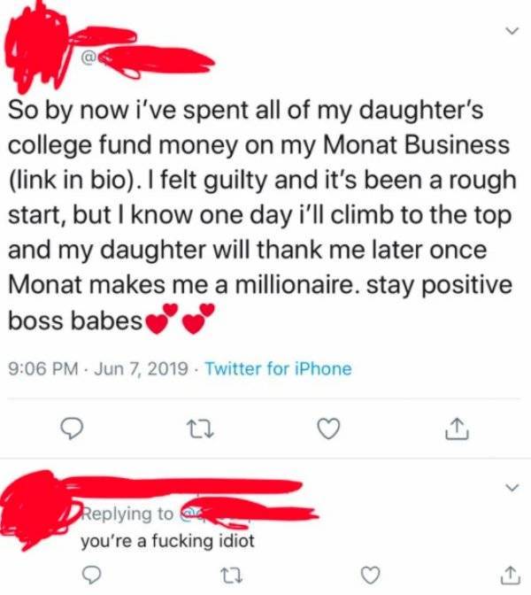 Pyramid Schemes Are Roasted Really Hard