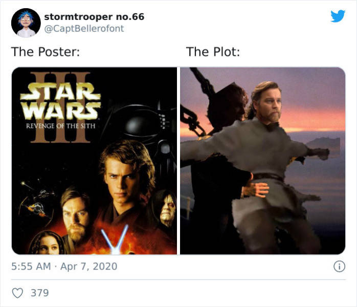 The Poster Vs The Plot…