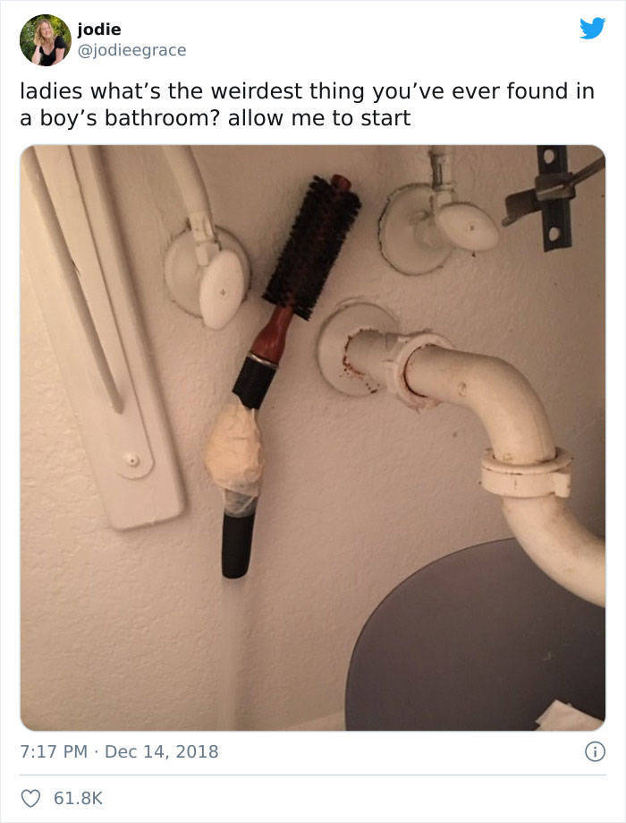 Weird Things Found In Men’s Bathrooms